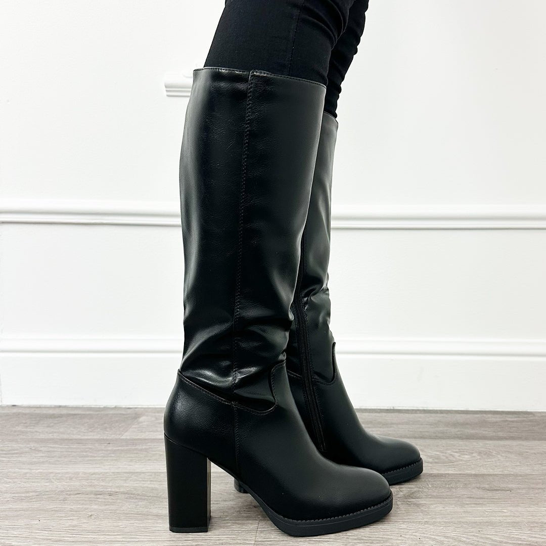 Classy Laarzen Zwart - BlushFashionstore