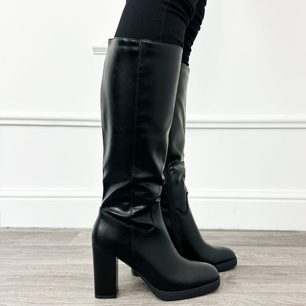 Classy Laarzen Zwart - BlushFashionstore