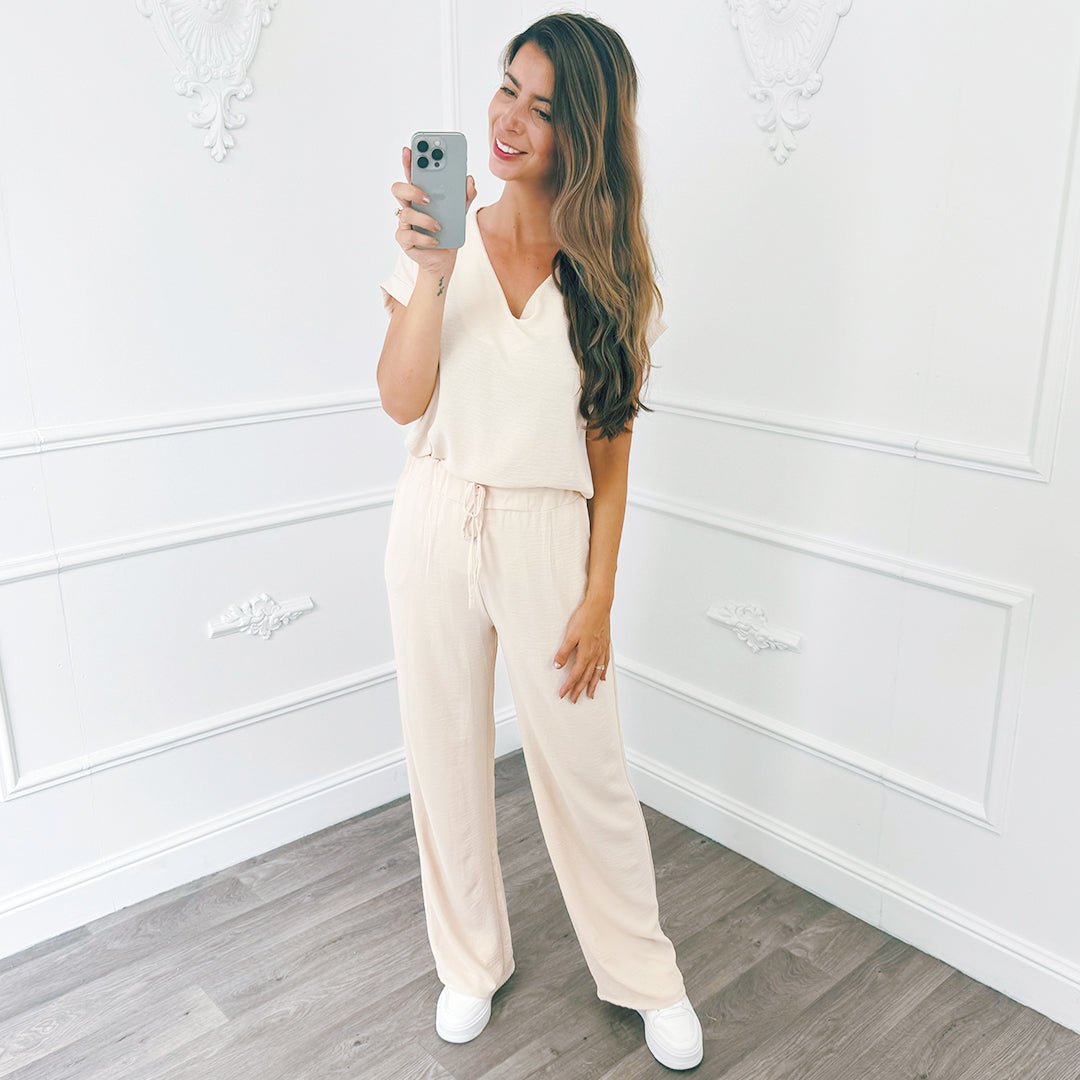 Classy Set Beige - BlushFashionstore