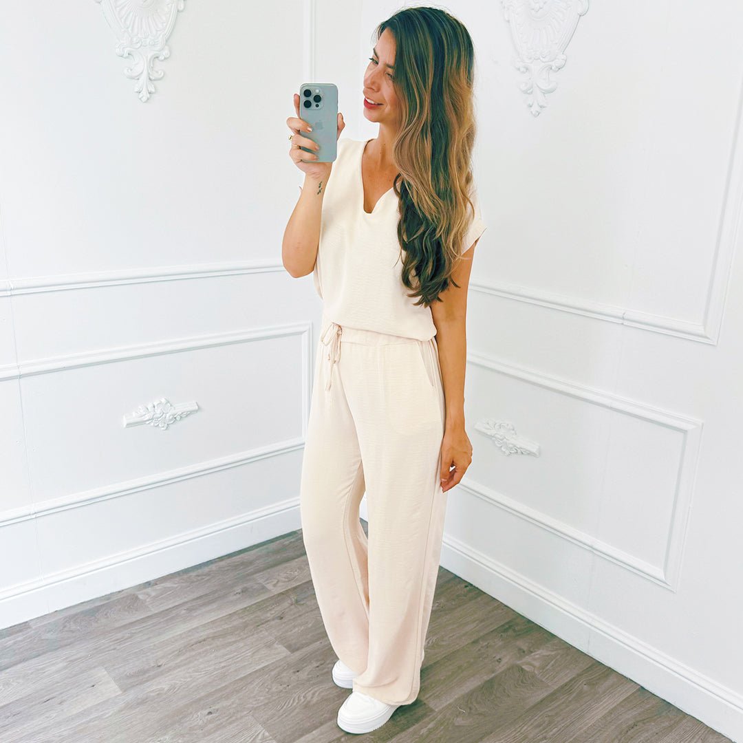 Classy Set Beige - BlushFashionstore