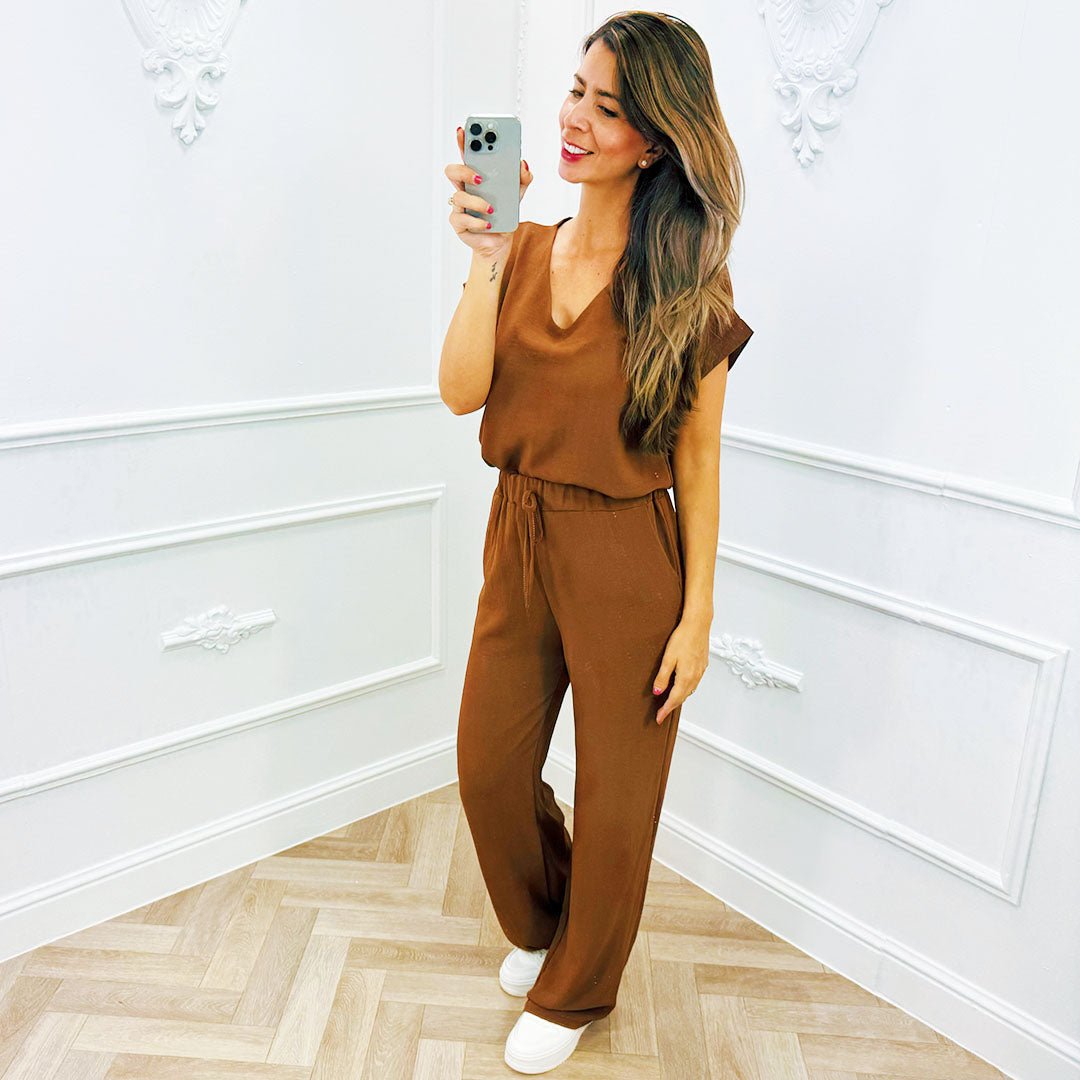 Classy Set Bruin - BlushFashionstore