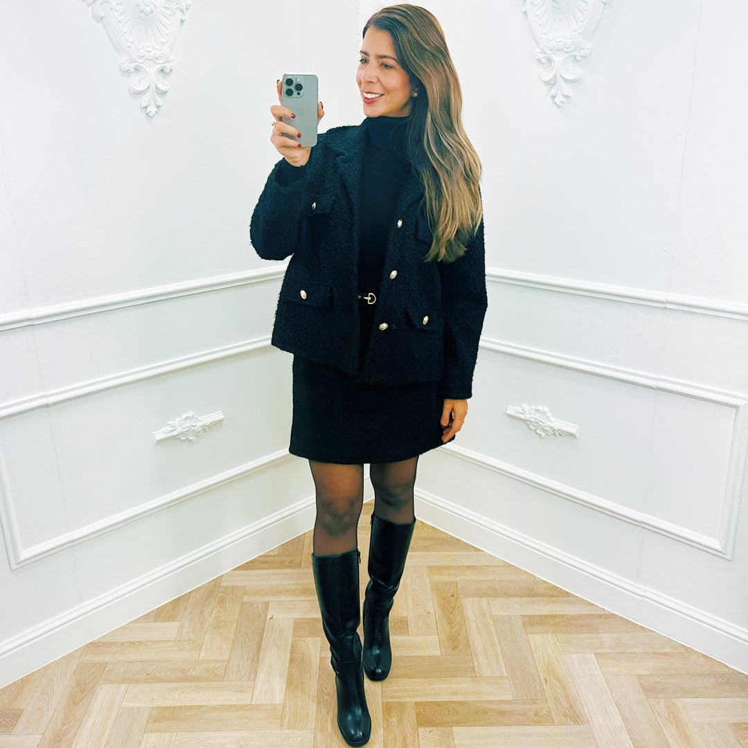 Classy Teddy Jasje Zwart - BlushFashionstore