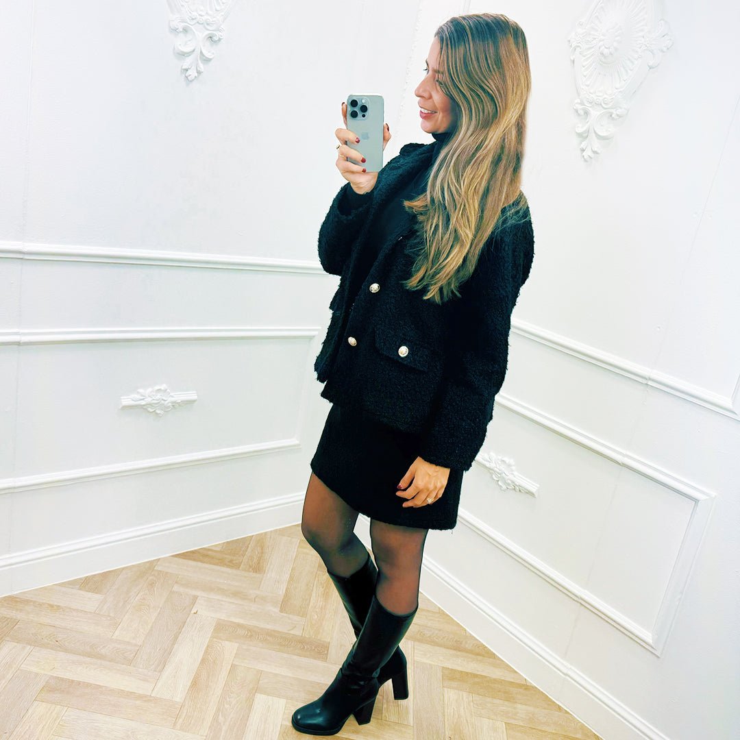 Classy Teddy Jasje Zwart - BlushFashionstore