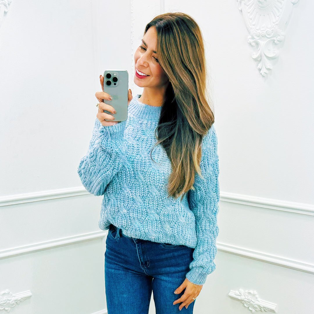 Colourful Trui Lichtblauw - BlushFashionstore