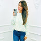 Colourful Trui Roomwit - BlushFashionstore