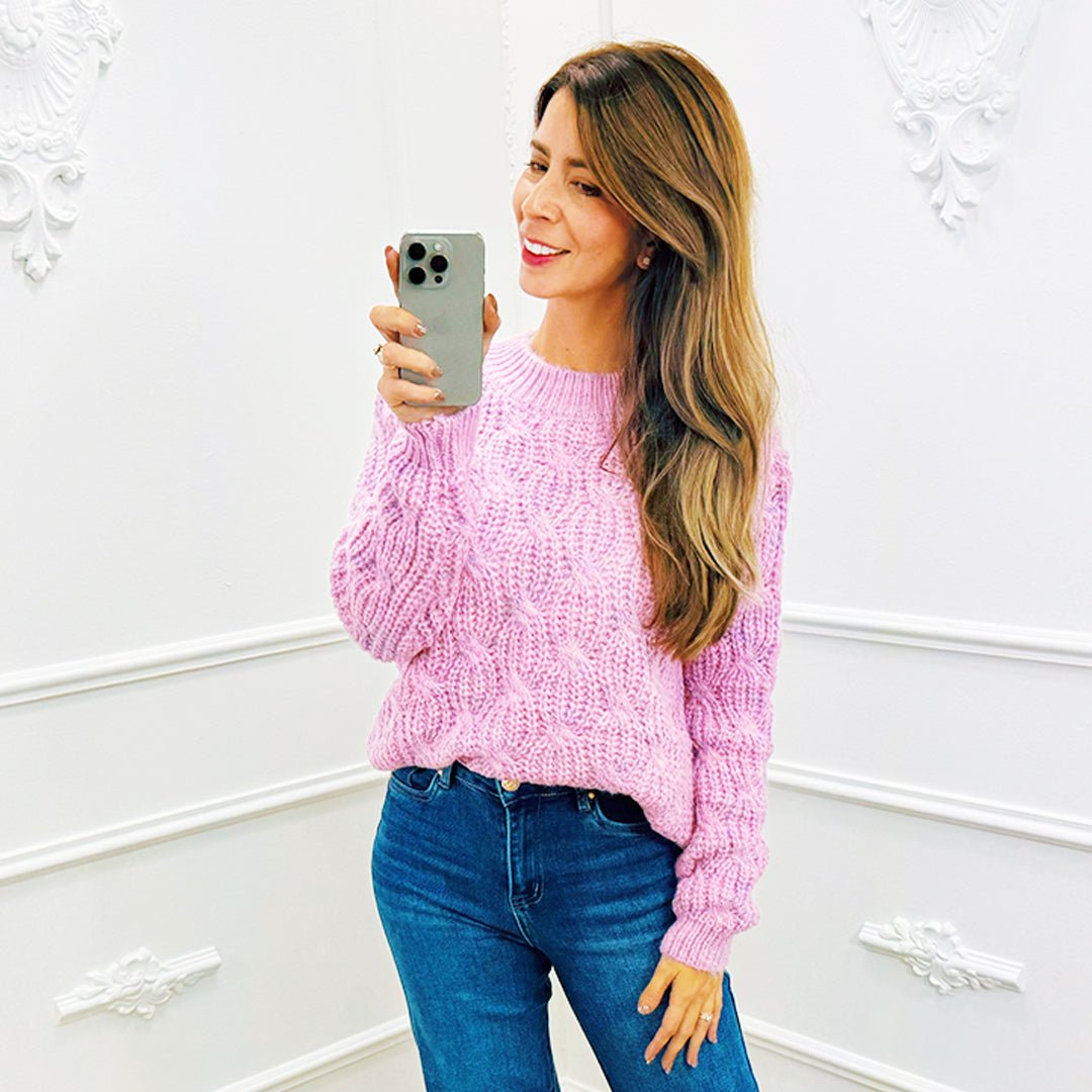 Colourful Trui Roze - BlushFashionstore