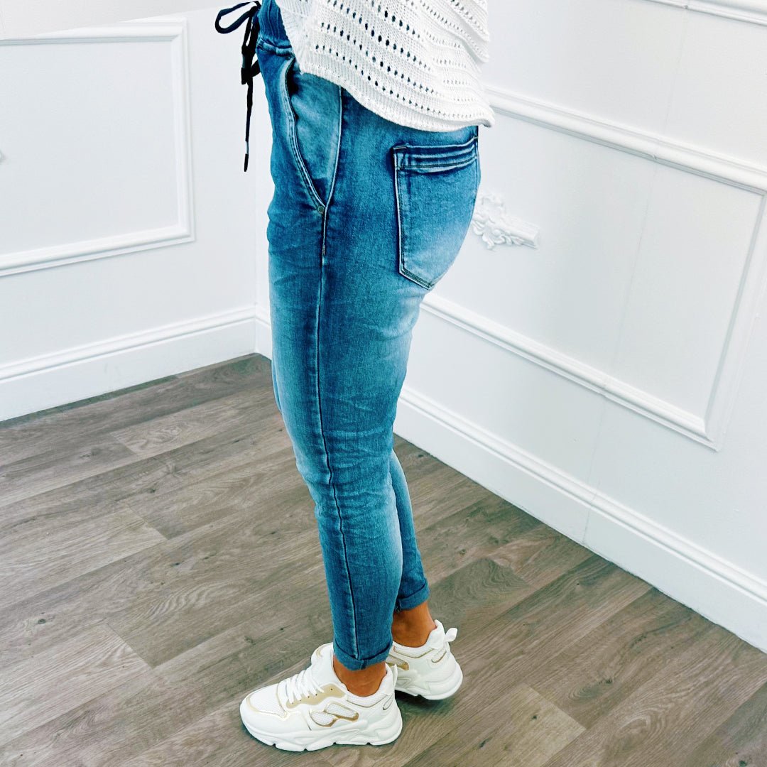 Comfy Jeans Blauw Sale - BlushFashionstore