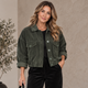 Corduroy Overshirt - Legergroen