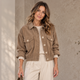 Corduroy Overshirt - Camel