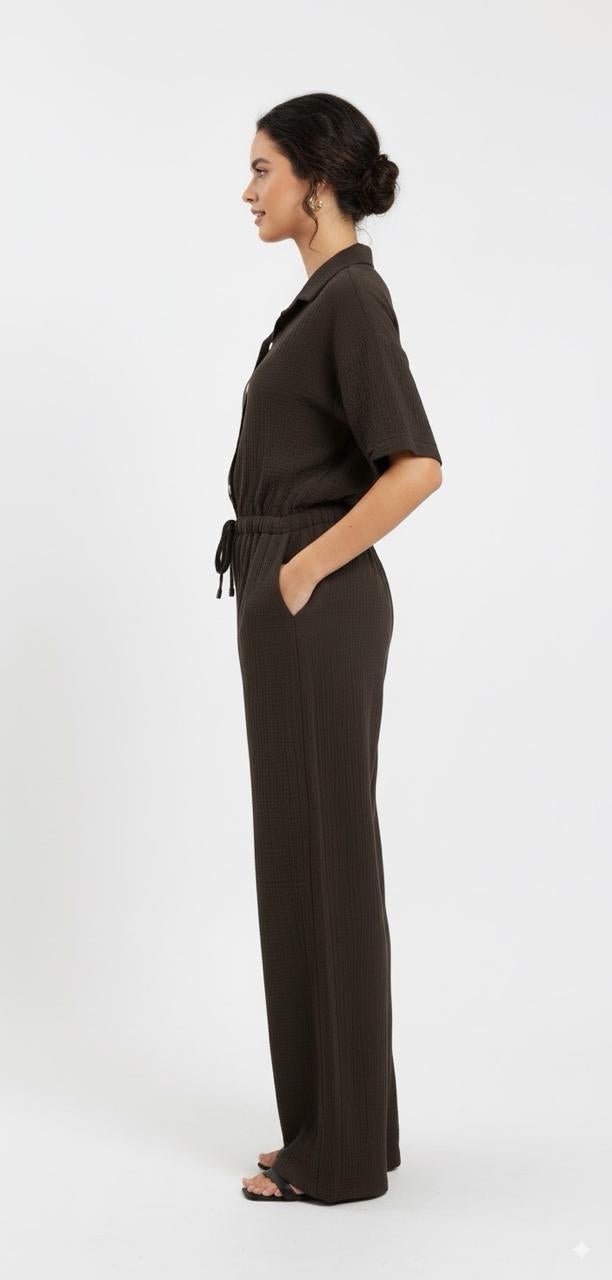 Cotton Jumpsuit – Bruin Comfort - BlushFashionstore