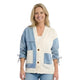 Katoenen Gebreide Vest met Jeans C - Premium Knitwear