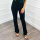 Flared Broek Zwart Sale - BlushFashionstore