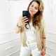 Glitter knitted vest - BlushFashionstore
