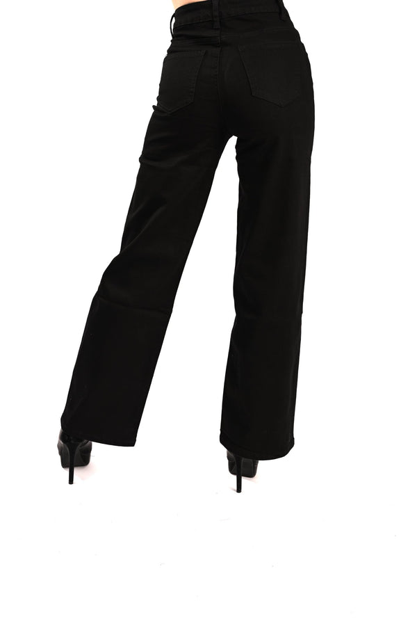 
                    
                      Goodies Wide - Leg Soft Jeans Zwart – Tijdloze Zwarte Denim met Comfort Fit - BlushFashionstore
                    
                  