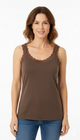 Bruin Kanten Hempje Dames Topje met Kant Lingerie Top
