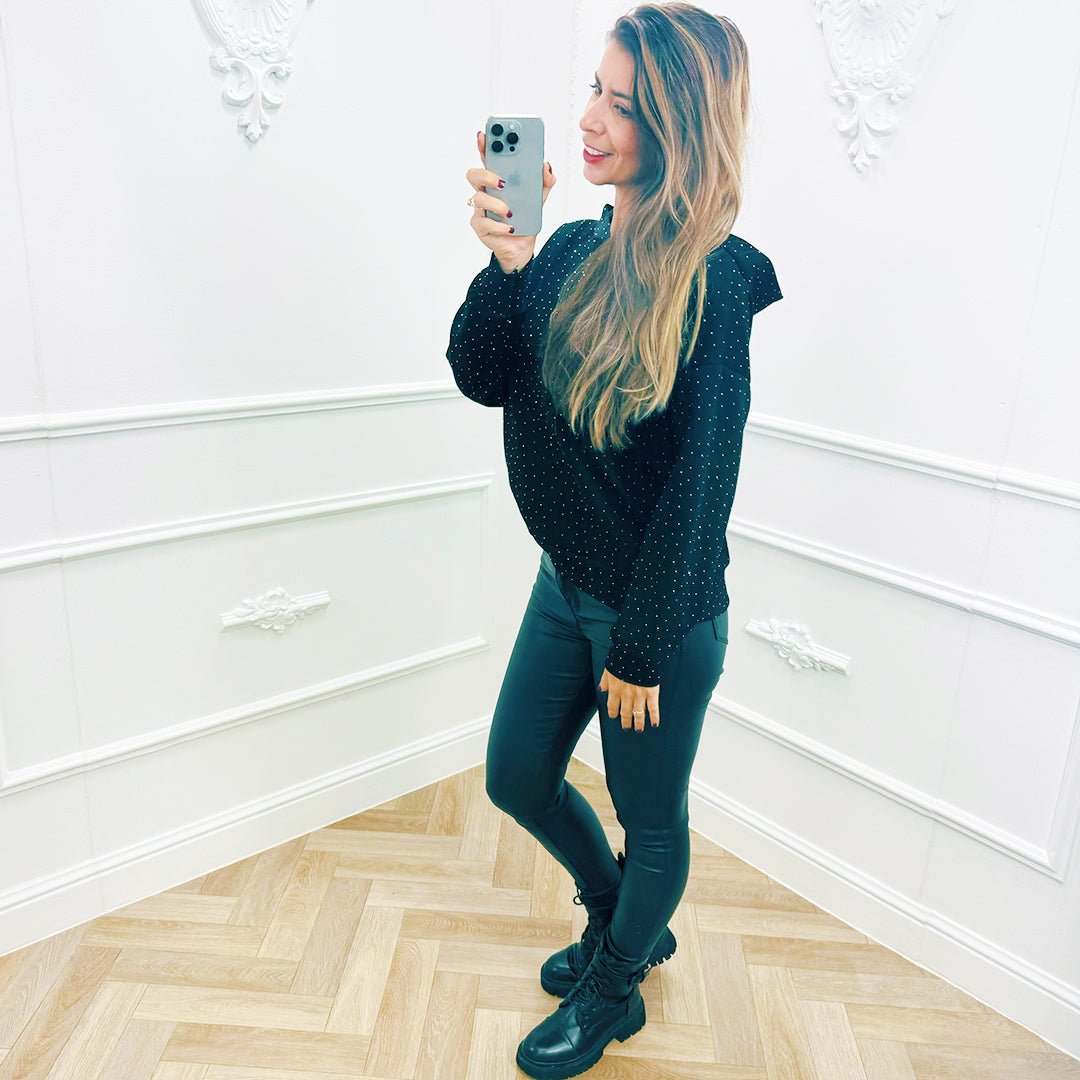 Hoodie Lena Zwart - BlushFashionstore