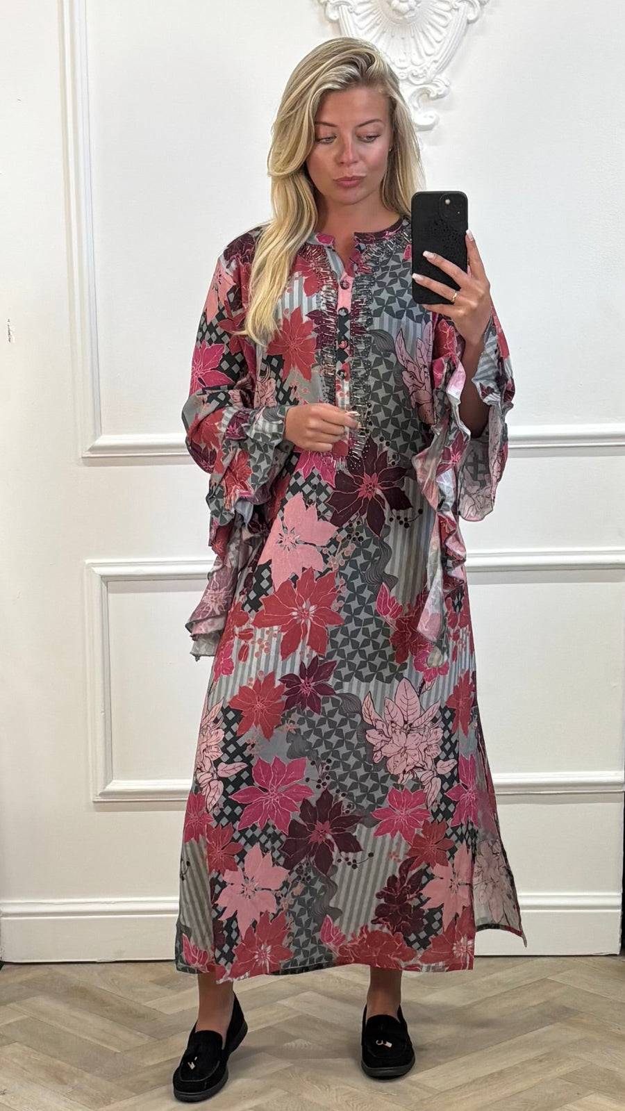 Jurk Amina print Multicolor