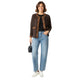 Jacket Bruin - Stijlvolle Dames Jas met Moderne Pasvorm