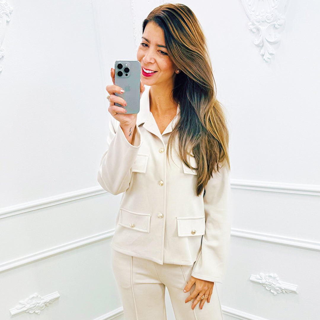 Jasje Nova Beige - BlushFashionstore