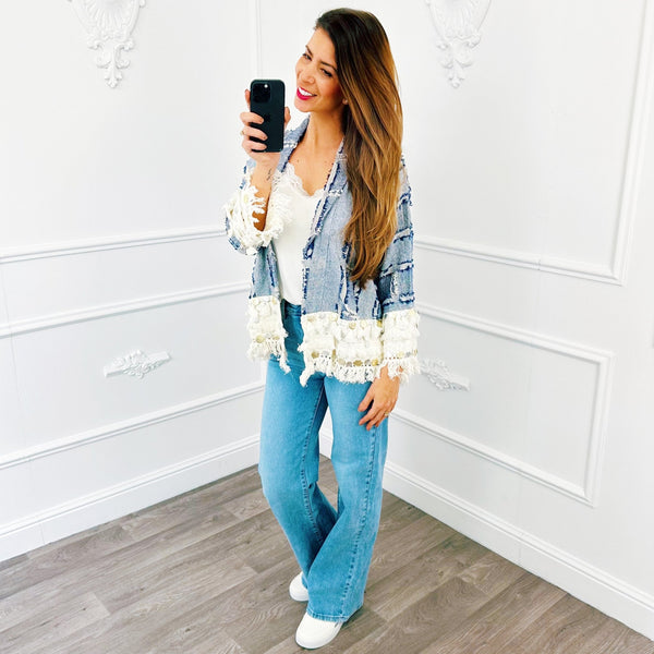 
                    
                      Jeans Coin Vest Blauw - BlushFashionstore
                    
                  