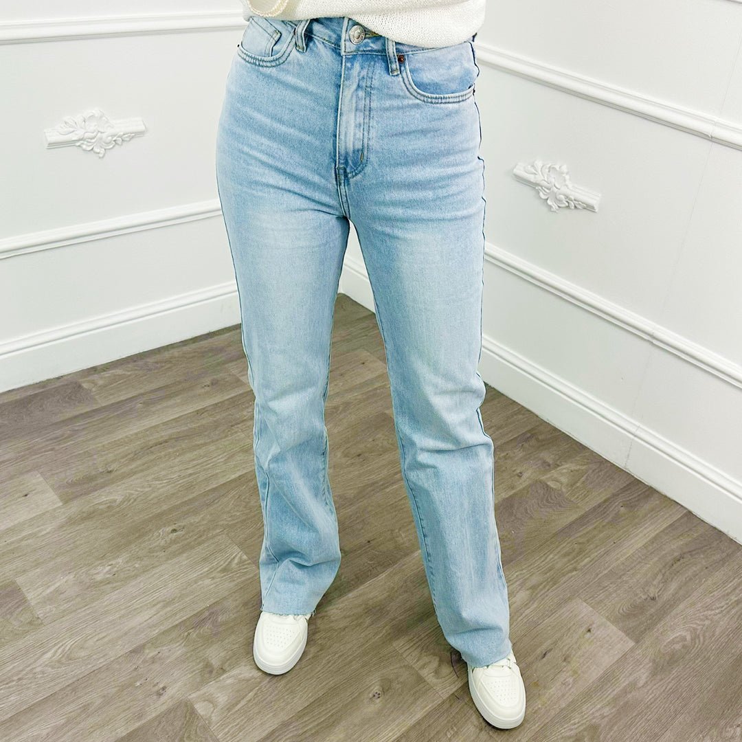 Jeans Straight Leg Lichtblauw - BlushFashionstore