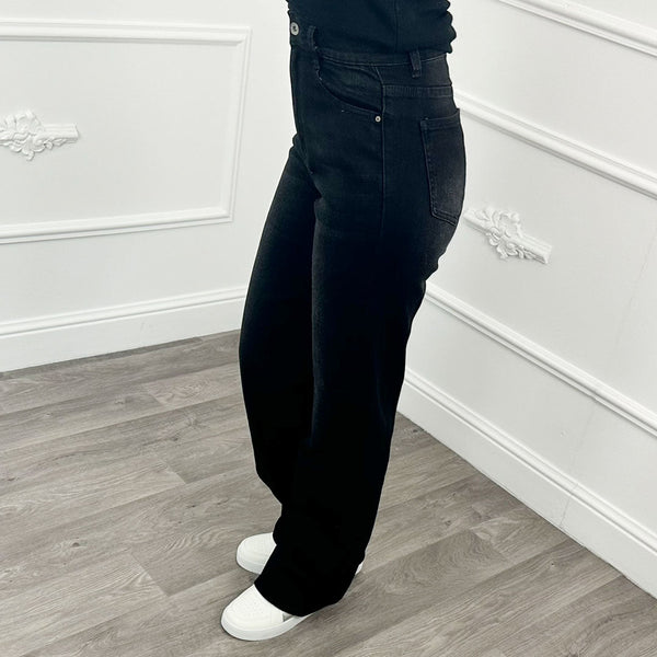 
                    
                      Jeans Wide Leg Zwart - BlushFashionstore
                    
                  