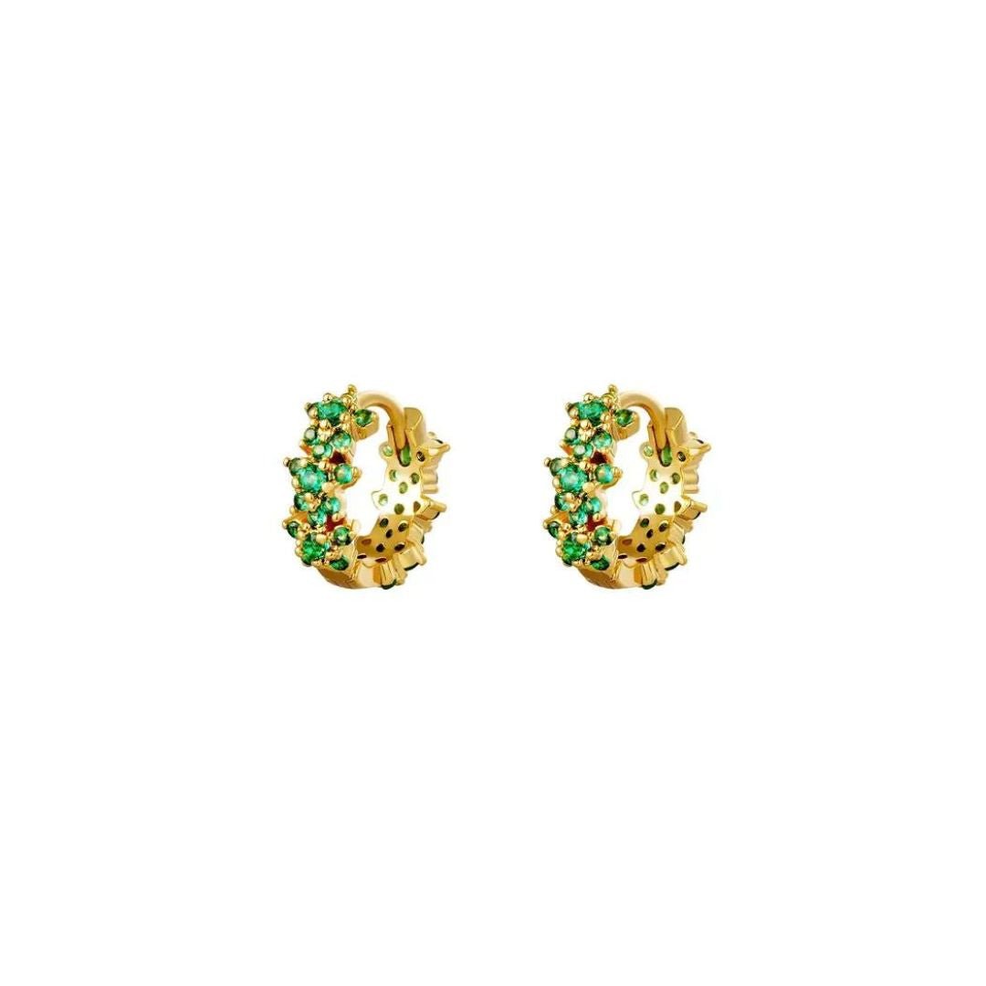 JEWEL || Earring Flower Smaragd - BlushFashionstore