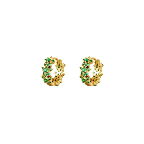 JEWEL || Earring Flower Smaragd - BlushFashionstore
