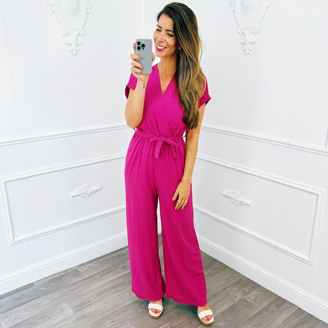 Jumpsuit Classy Magenta - BlushFashionstore