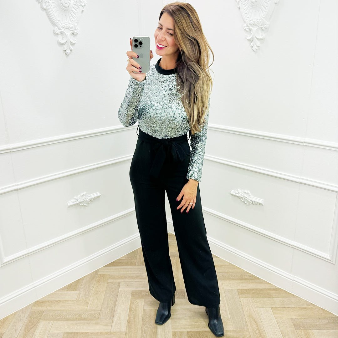 Jumpsuit Vera Zilver - BlushFashionstore