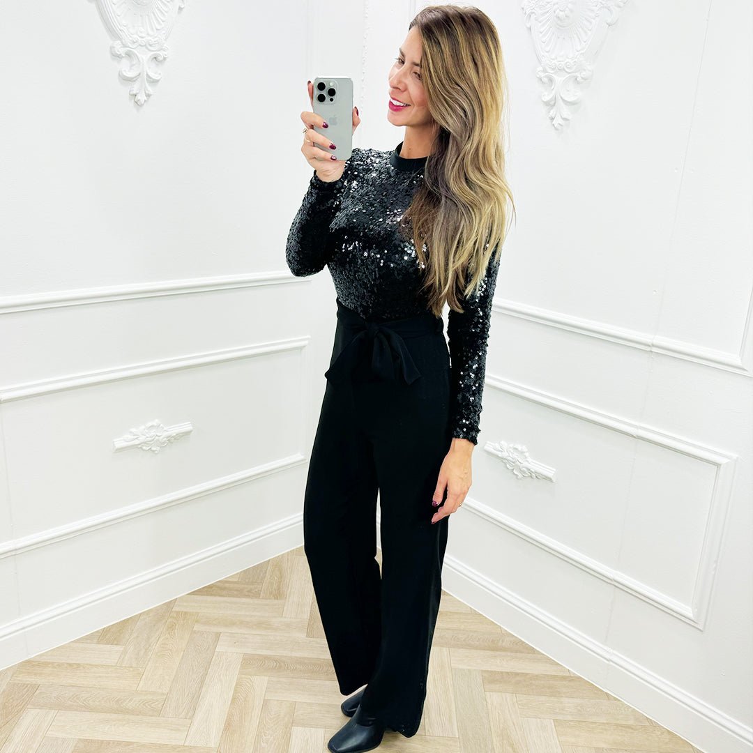 Jumpsuit Vera Zwart - BlushFashionstore