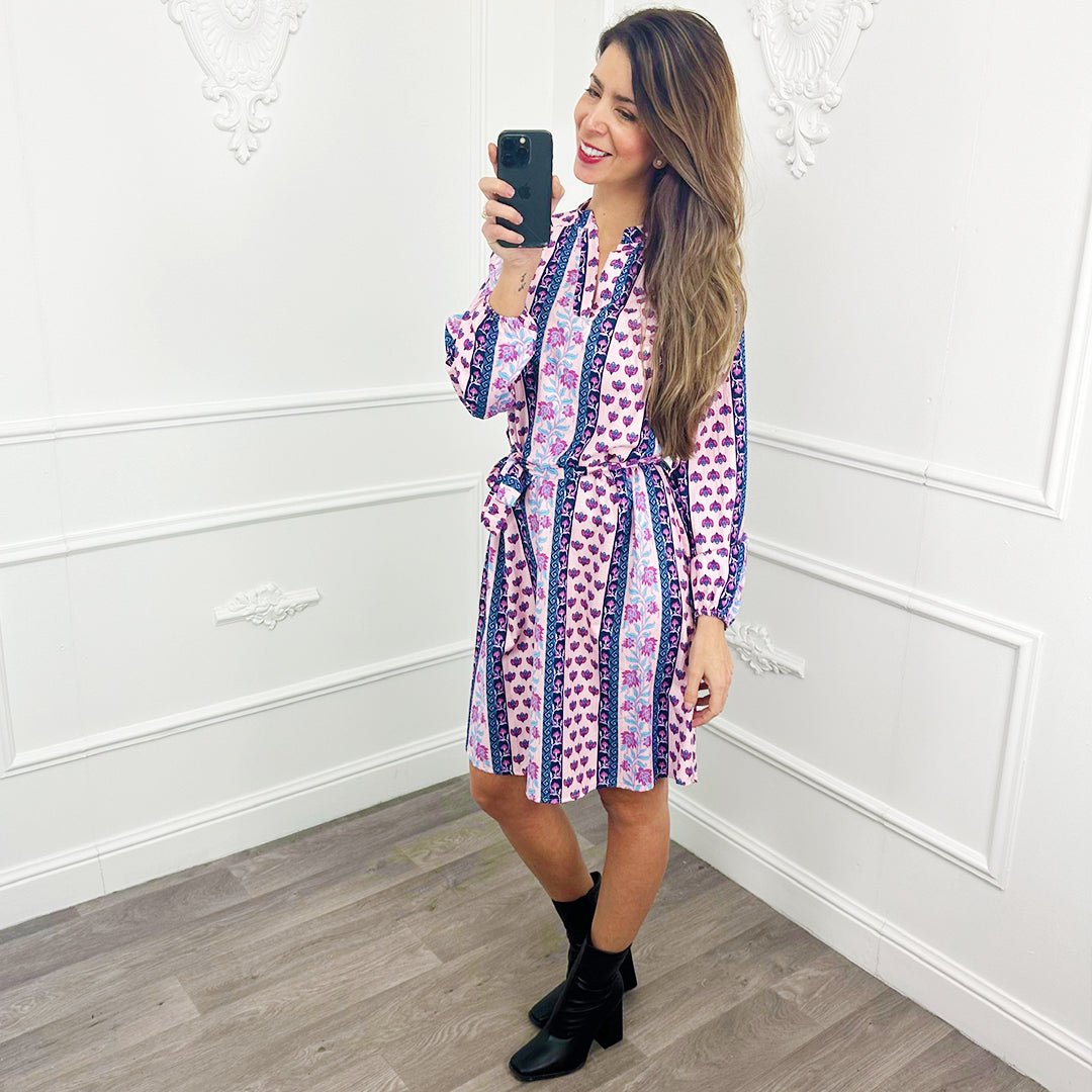 Jurk Bloemen Roze - BlushFashionstore