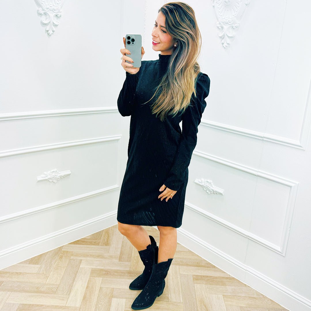 Jurk Tess Zwart - BlushFashionstore