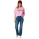 Gebreide Muts Bordeauxrood Dames