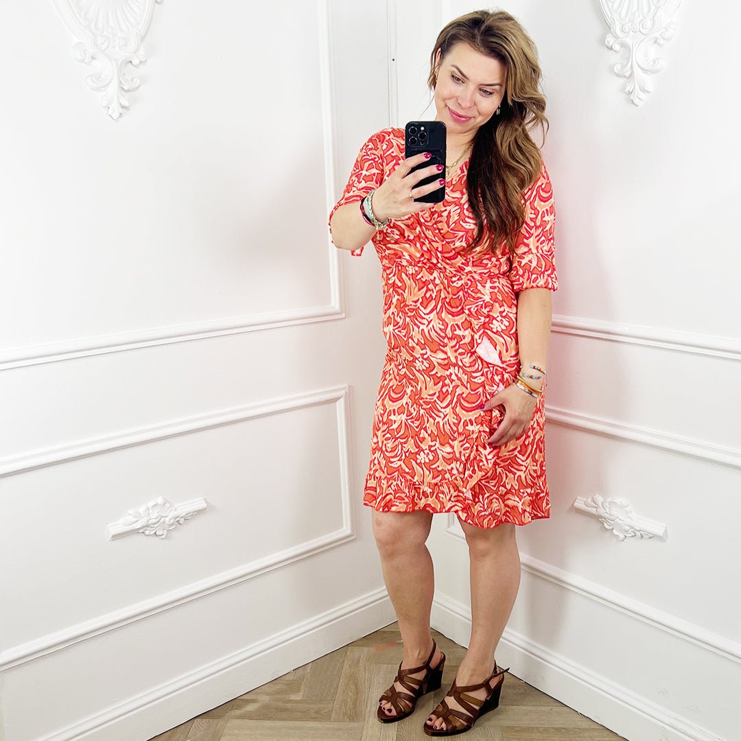 Koraal zomerjurk - BlushFashionstore
