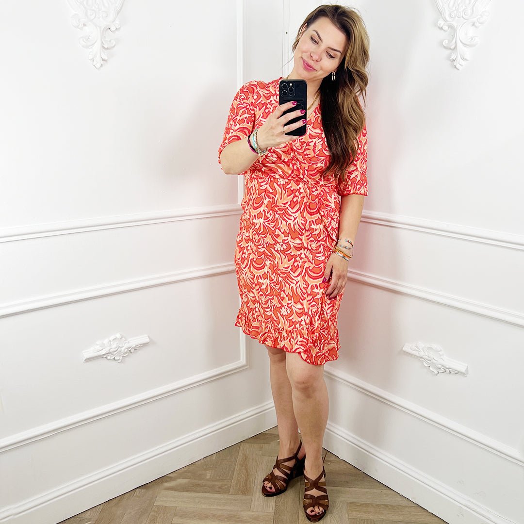 Koraal zomerjurk - BlushFashionstore