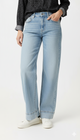 Lichtblauwe Jeans Dames Spijkerbroek Casual Denim Broek