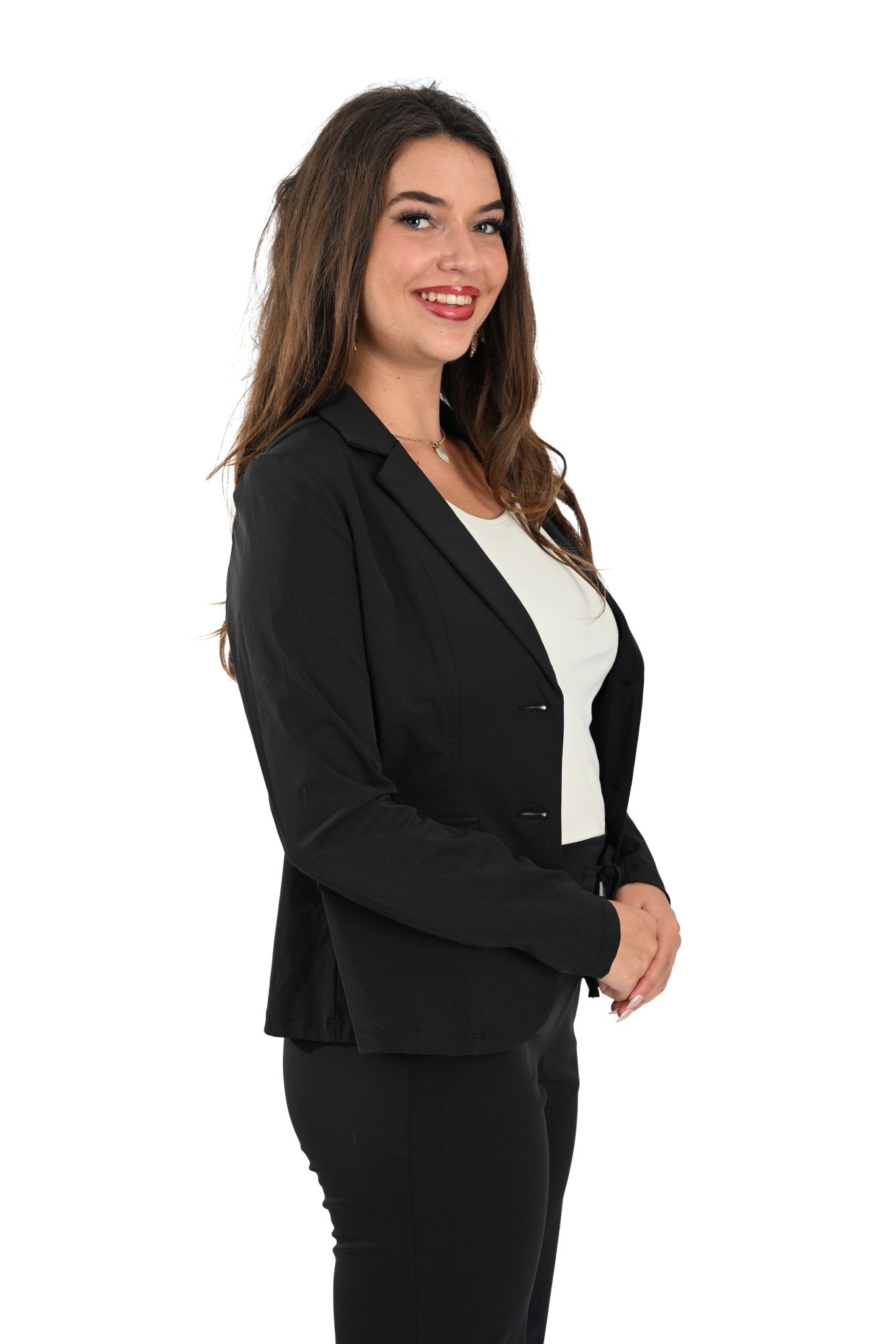 Mi Piace Blazer in Black – Een tijdloze klassieker voor elke gelegenheid - BlushFashionstore