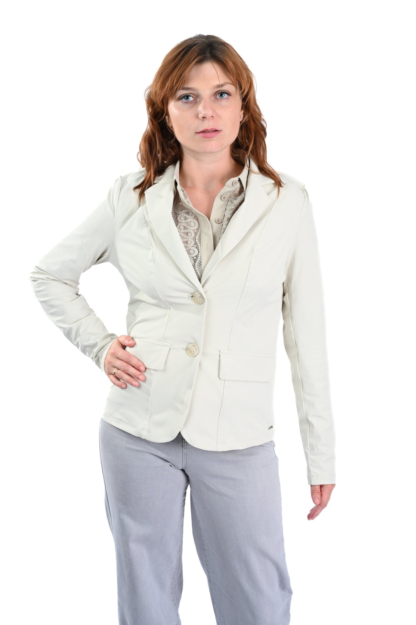 Mi Piace Blazer in Kit Elegantie en klasse in één tijdloos item - BlushFashionstore