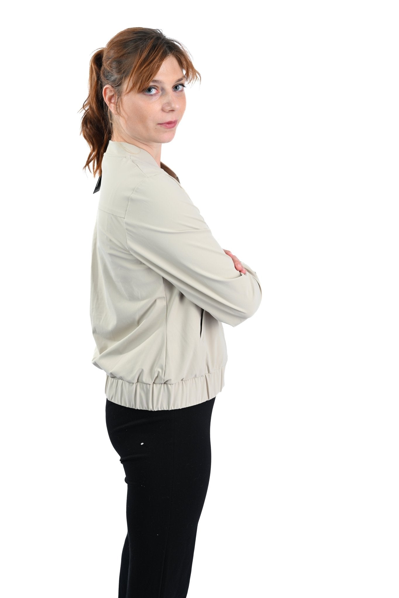 MI Piace Bomberjack – Beige - BlushFashionstore
