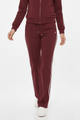 Mi Piace Bordeaux Trainingsbroek Dames – Sportieve Broek met Strepen - BlushFashionstore