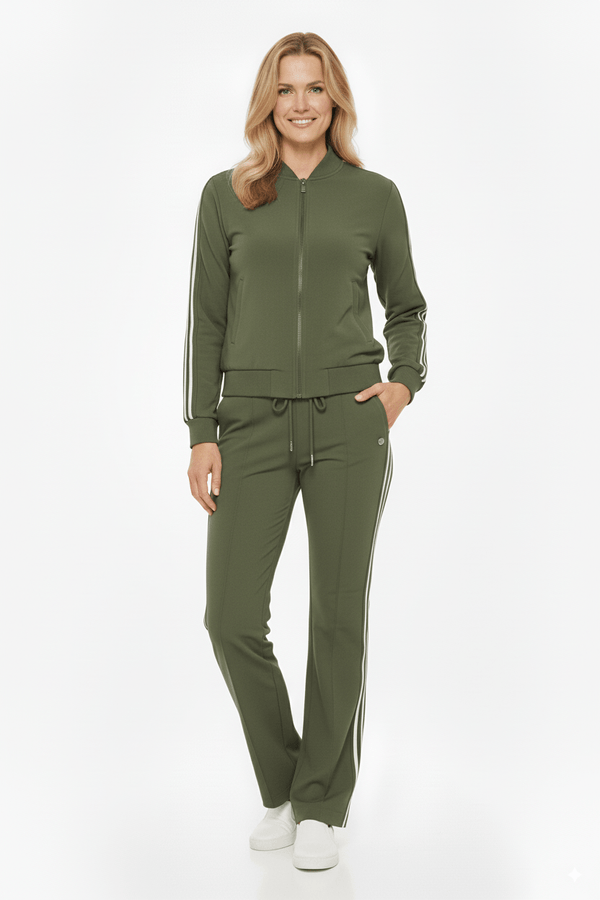 
                    
                      Mi Piace Groen Trainingsjack Dames – Sportief Bomberjack met Strepen - BlushFashionstore
                    
                  