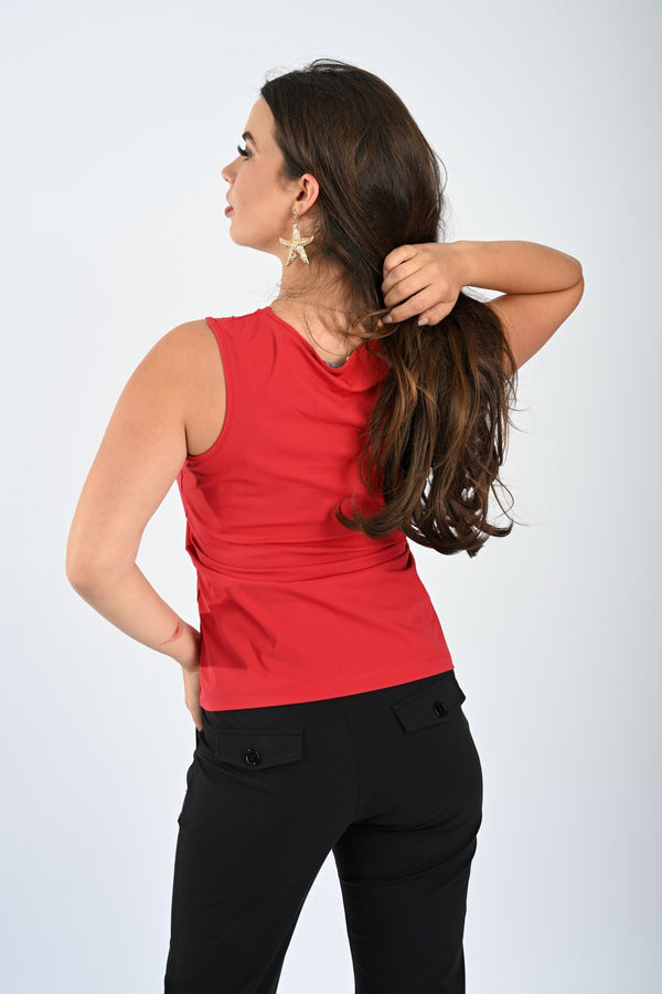 
                    
                      Mi Piace Mouwloze Top met Kant – Dark Red - BlushFashionstore
                    
                  