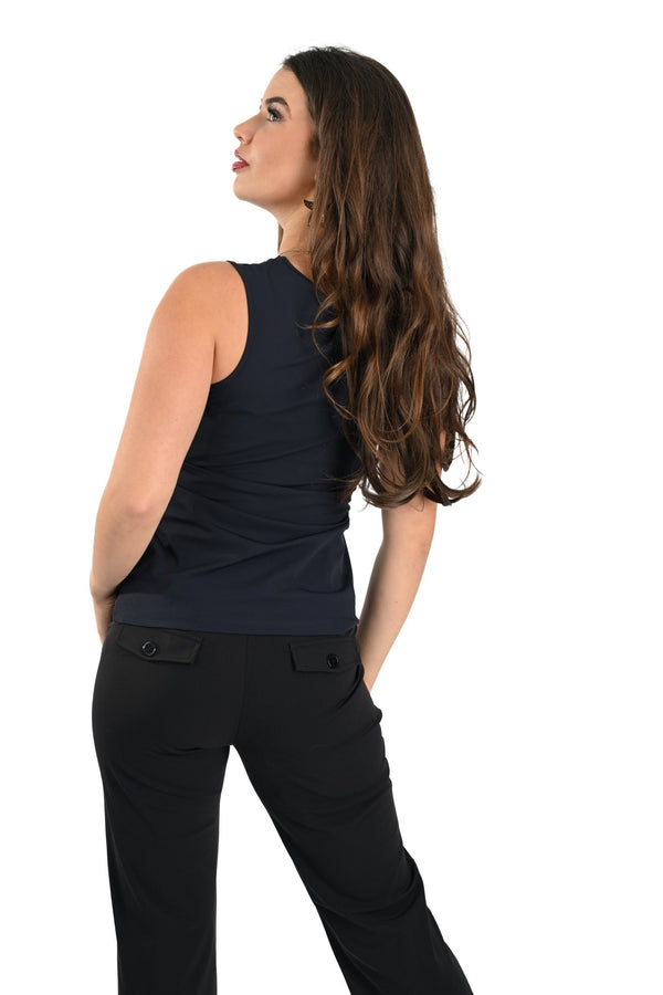 
                    
                      Mi Piace Mouwloze Top met Kant – Donkerblauw - BlushFashionstore
                    
                  