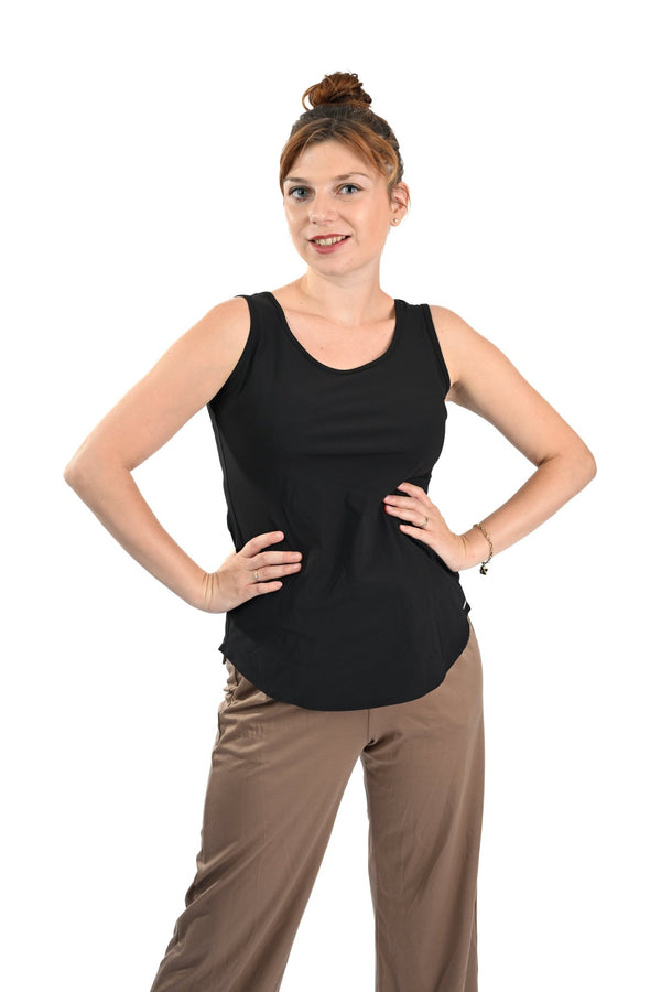 Mi Piace Singlet in Black – De ultieme basic met een luxe uitstraling - BlushFashionstore