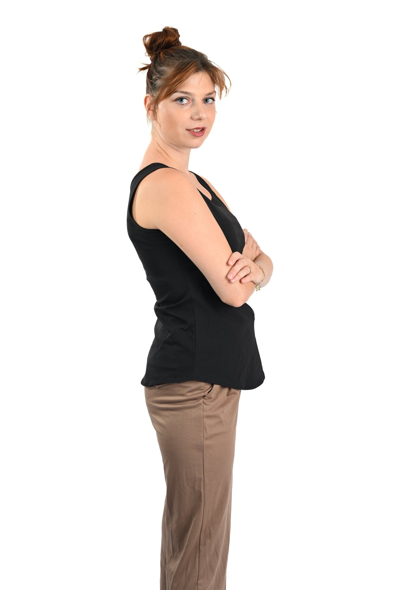 Mi Piace Singlet in Black – De ultieme basic met een luxe uitstraling - BlushFashionstore