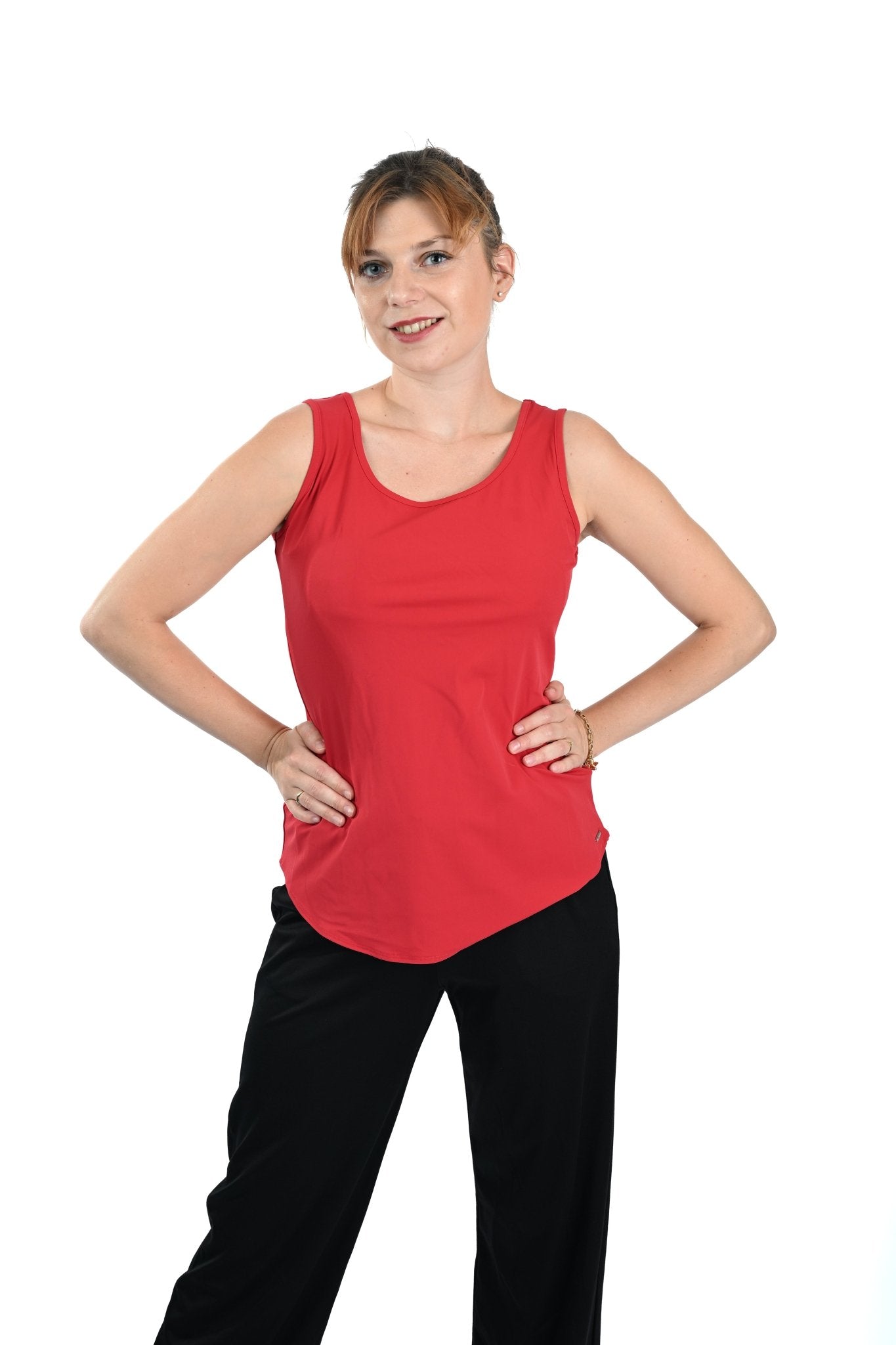 Mi Piace Singlet in dieprood Krachtig, vrouwelijk en tijdloos - BlushFashionstore