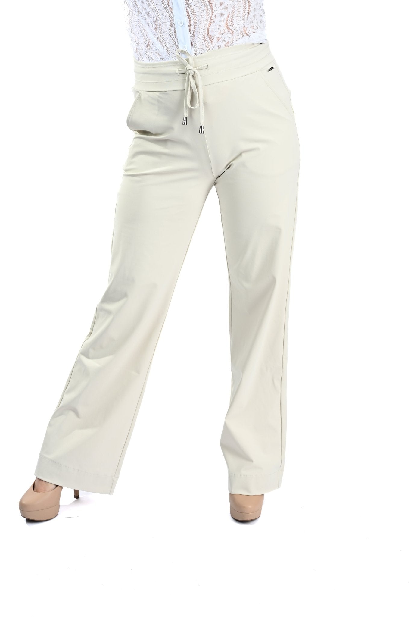 Mi Piace Straight Broek met Trekkoord – Kit - BlushFashionstore