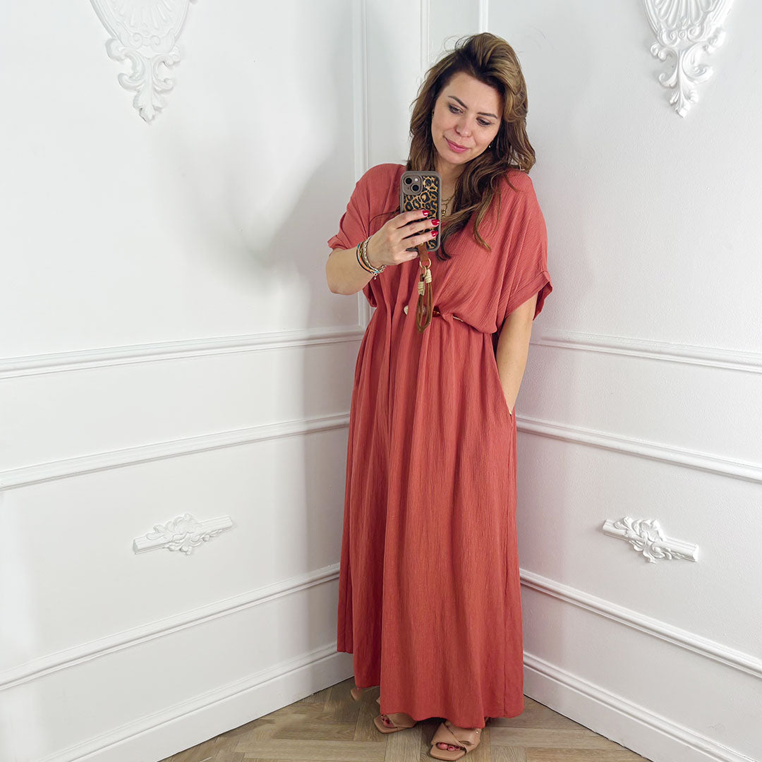 Noa Jurk Terracotta