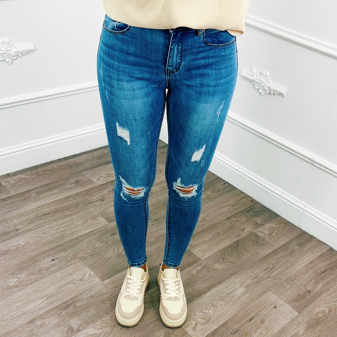 Open Rib Jeans - BlushFashionstore